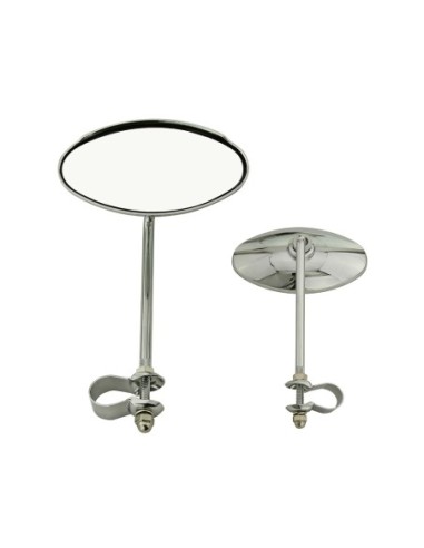 Alloy Oval Mirror Chrome.